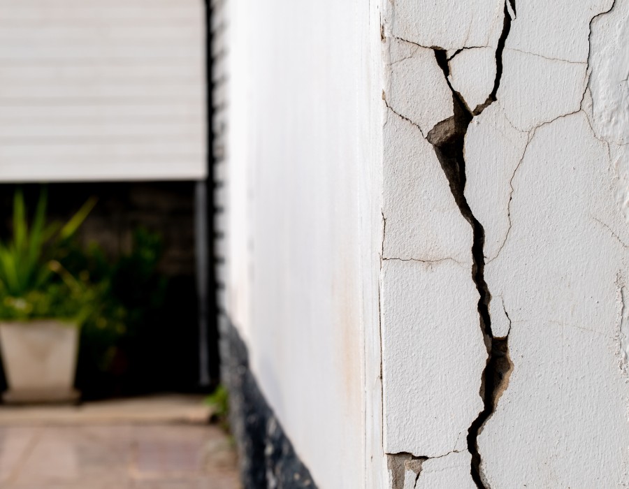 Sous oeuvre, fissure Sous oeuvre, fissure